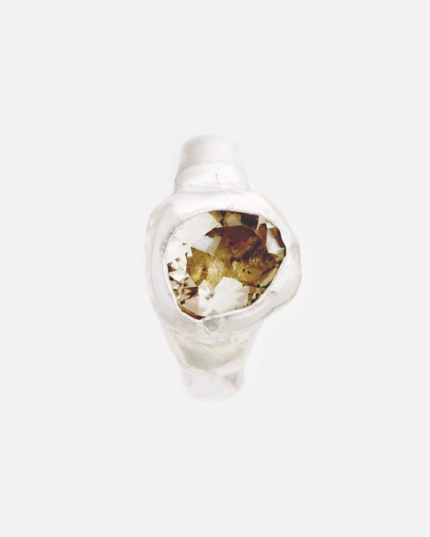 ATHYRIS PINKY RING - SMOKY QUARTZ